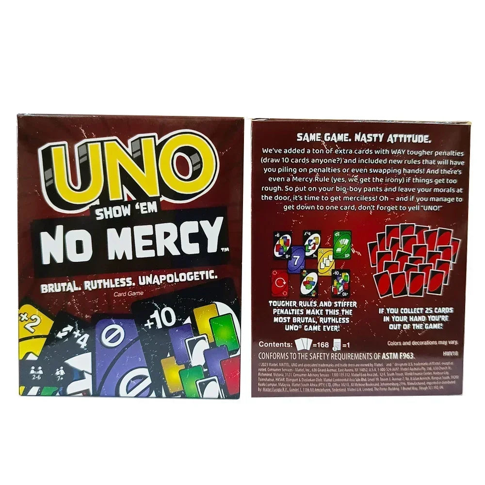 NEW Uno No mercy Game Board Games2025
