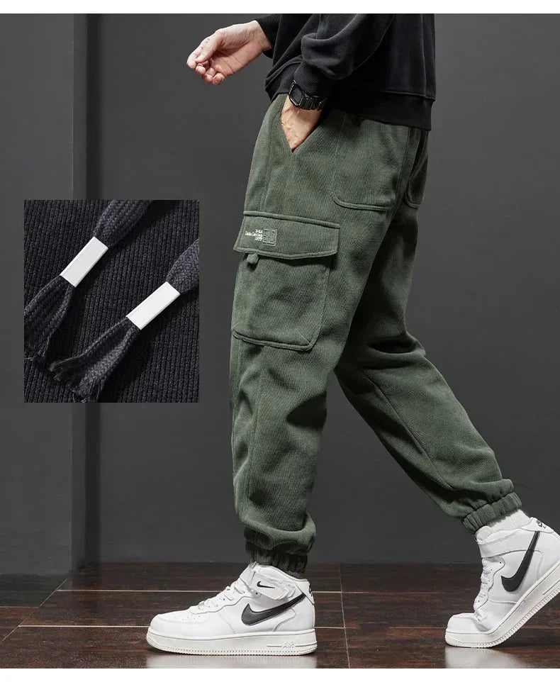 Spring Autumn New Style Elastic Waist Casual Pants