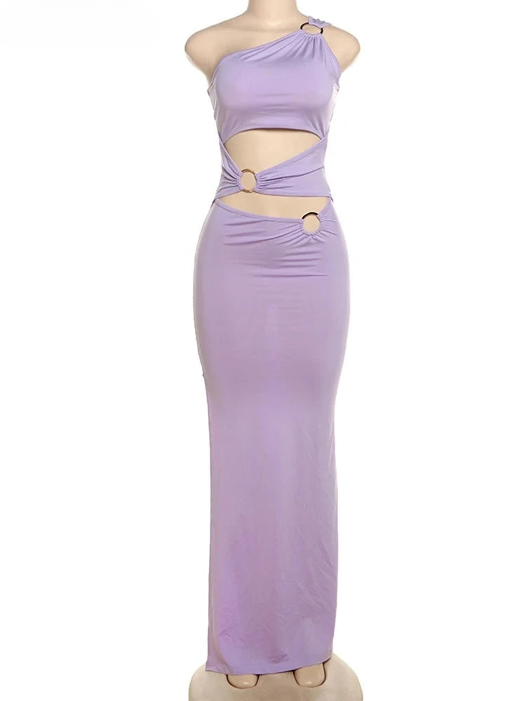 Weird Puss Irregular Hollow Dress