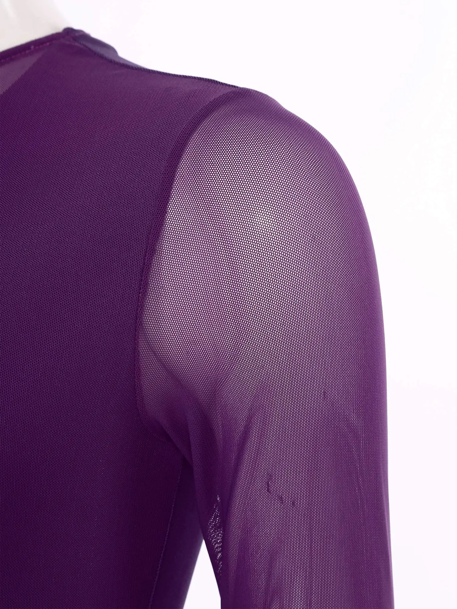 Women One Shoulder Long Sleeve Ballet Dance