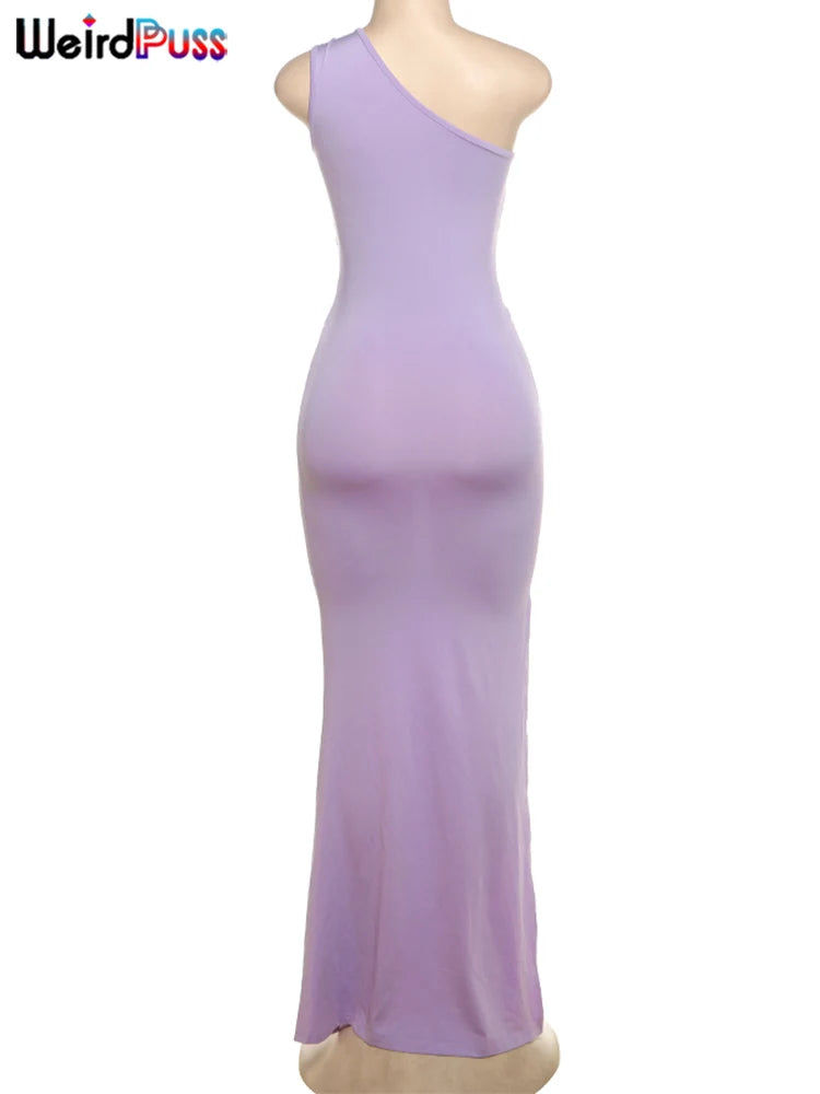 Weird Puss Irregular Hollow Dress