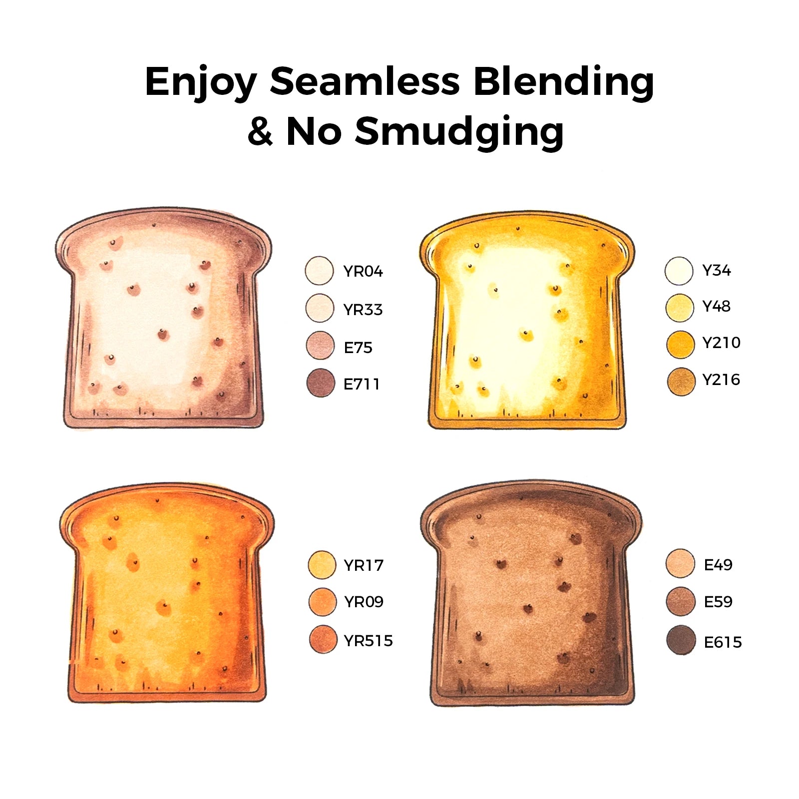 Ohuhu Honolulu Marker Pen Set Color Markers Alcohol Art Markers