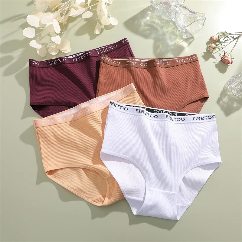 3Pcs Plus Size Cotton Underwear