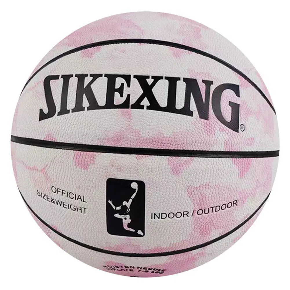 Silent Basketball Size 7 Dribbling Indoor Grooved Airless