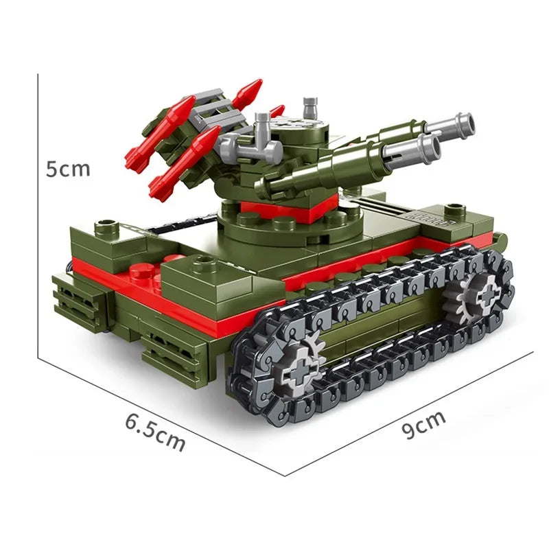 99A Main Battle Tank M1A2 War Military City Vehicle Car Building (overseas product)