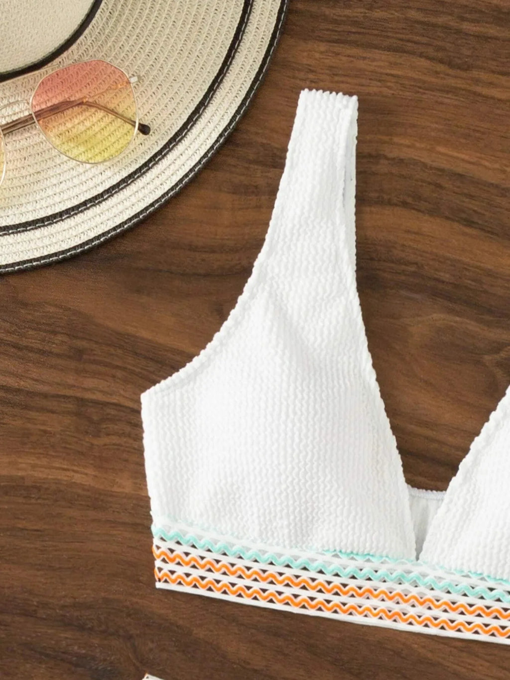 2025 Sexy Strape Tape Swimsuit Women Solid High Waist Bikini Set