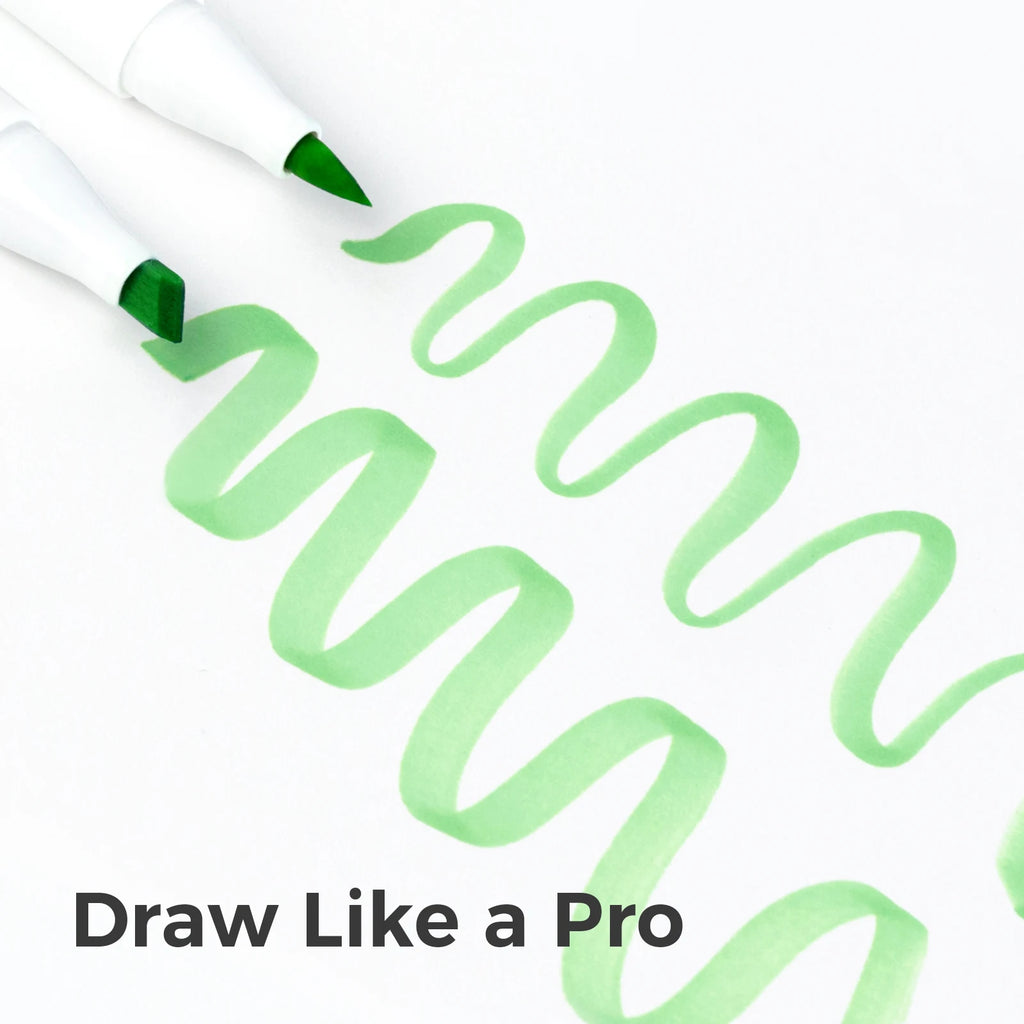 Ohuhu Honolulu Marker Pen Set Color Markers Alcohol Art Markers