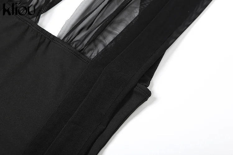 Kliou Ribbons Women Long Dress