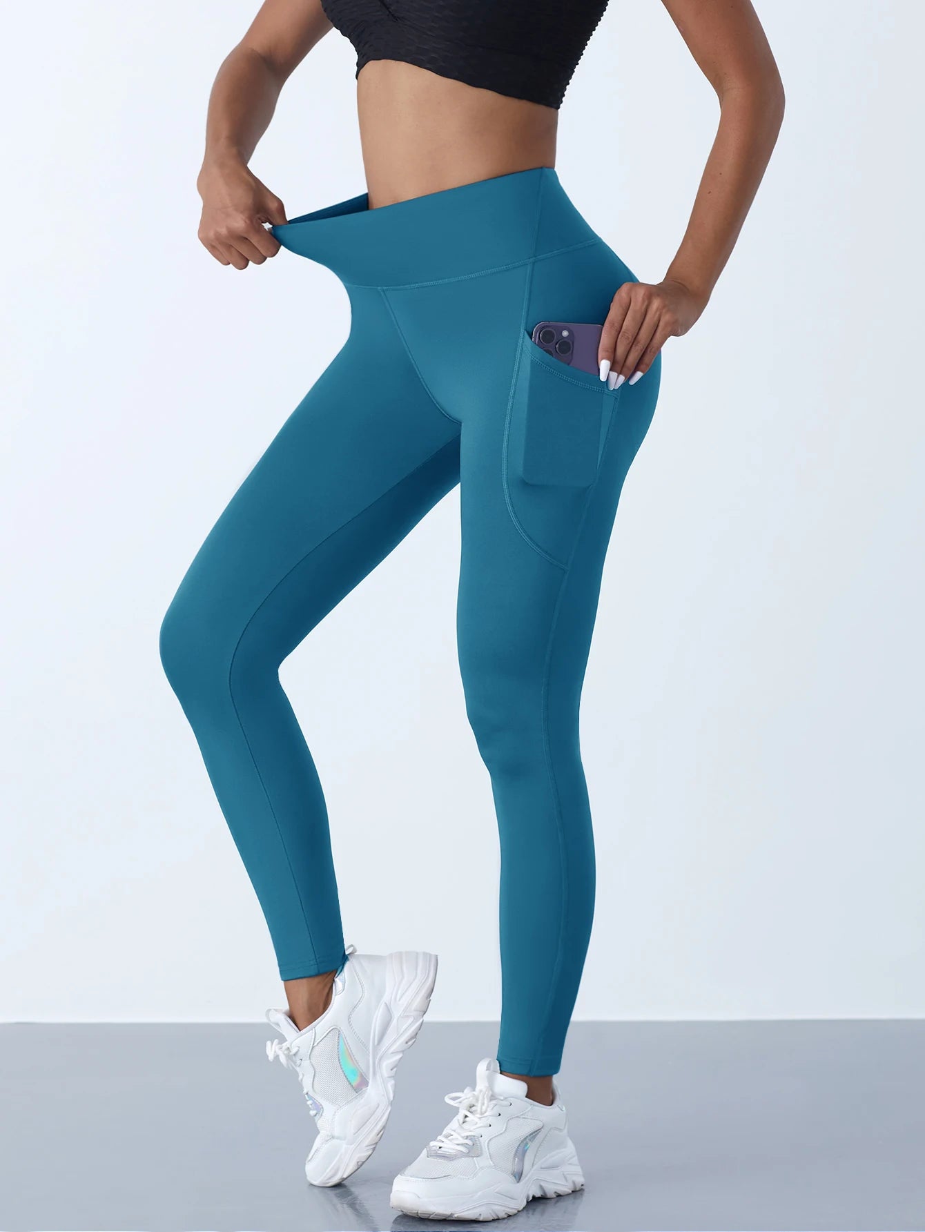 New High Waist Women's Leggings Stretch Yoga Pants Tights