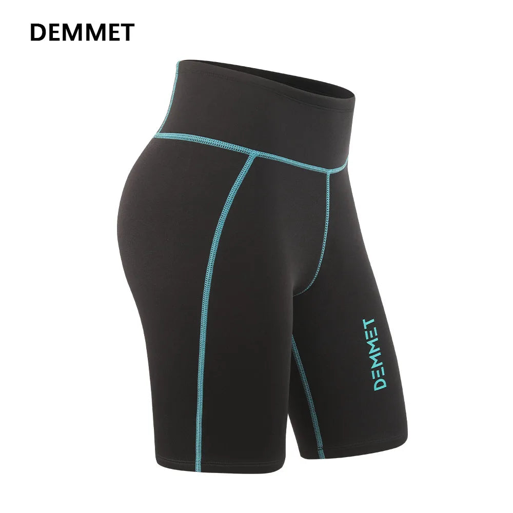 DEMMET 3MM Short Wetsuit Men Neoprene Diving Suit Split Sleeve