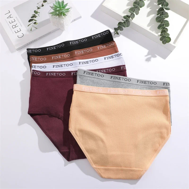 3Pcs Plus Size Cotton Underwear