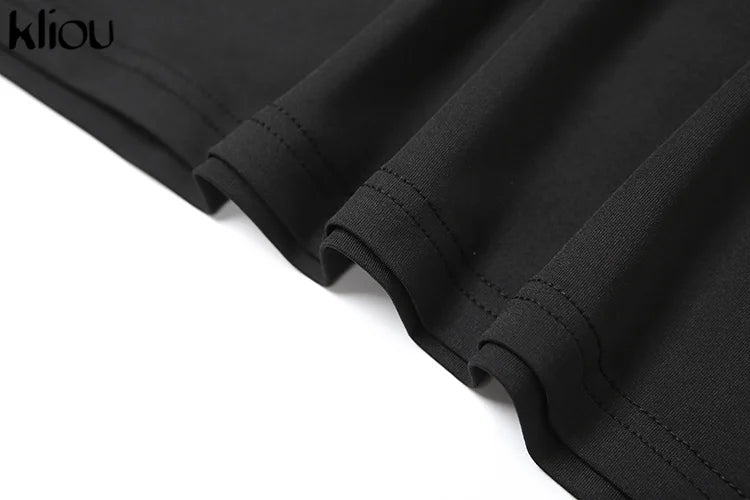 Kliou Ribbons Women Long Dress