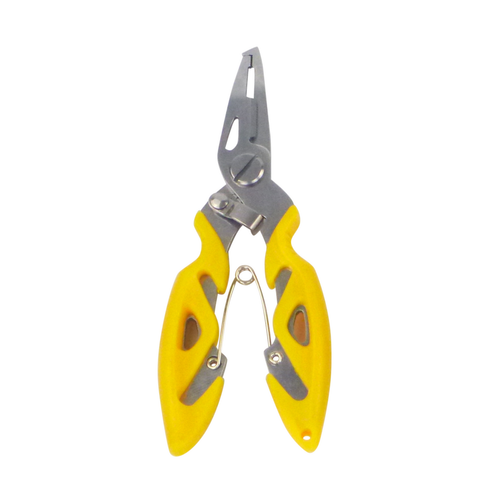 Rig Ezy Split Ring Pliers, Offset, Yellow-0