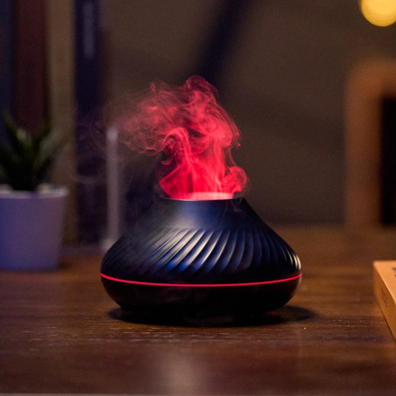 Flame Essential Oil Diffuser,Air Diffuser,Ultrasonic Aromatherapy Air Humidifier-2