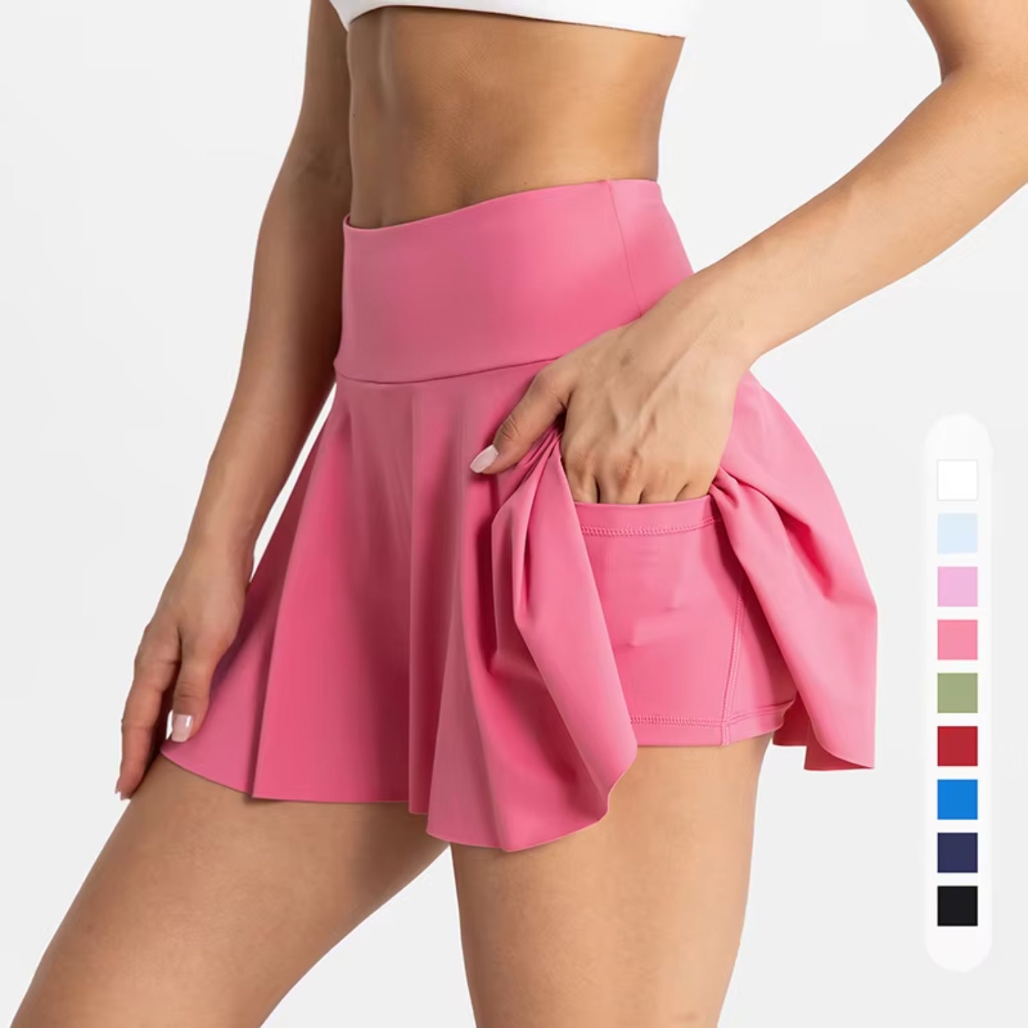 Women Tennis Skirt Women Fitness Sports Skirt
