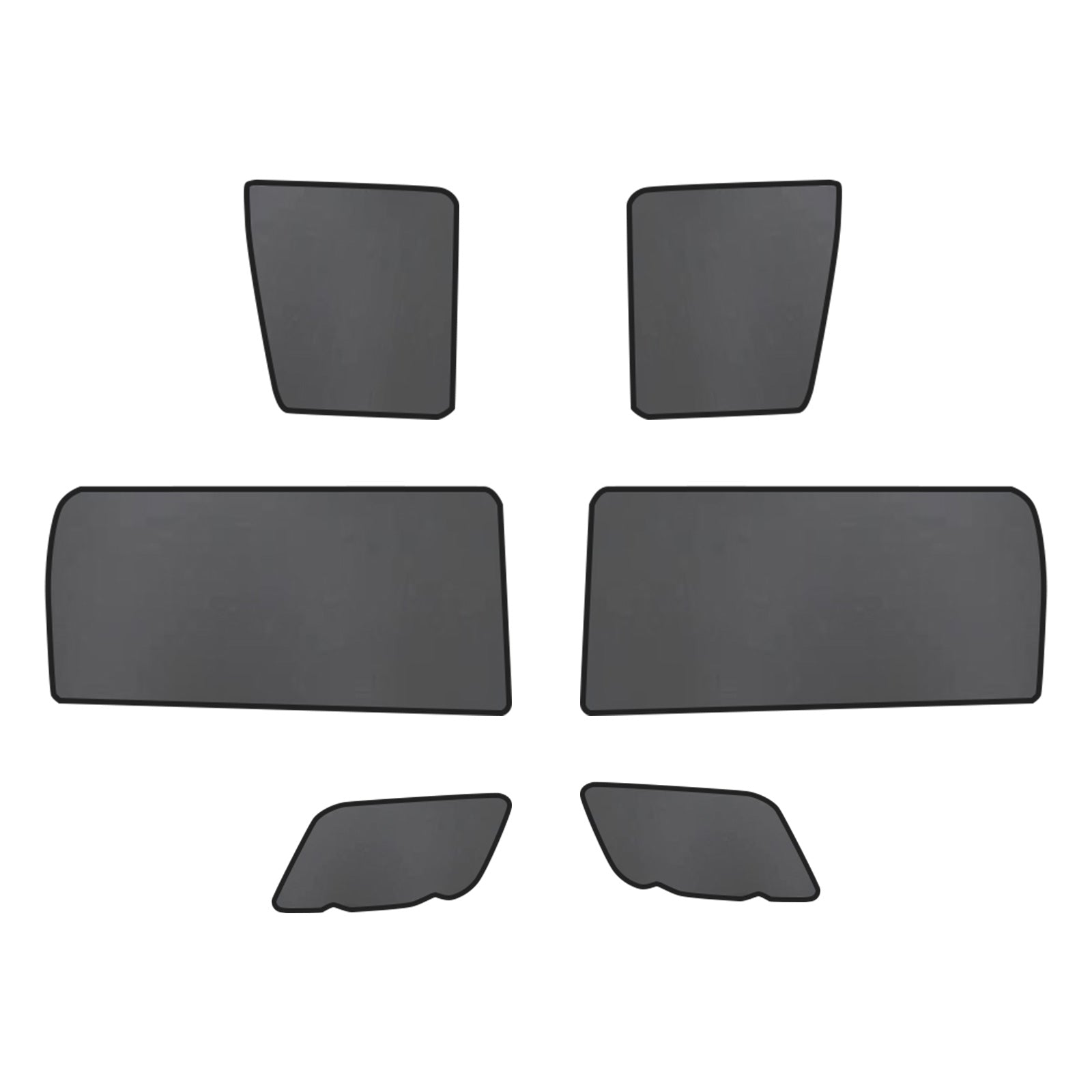 Front & Rear Port Window Magnetic Sun Shade Suitable For Kia Carnival KA4 2020-2023-0