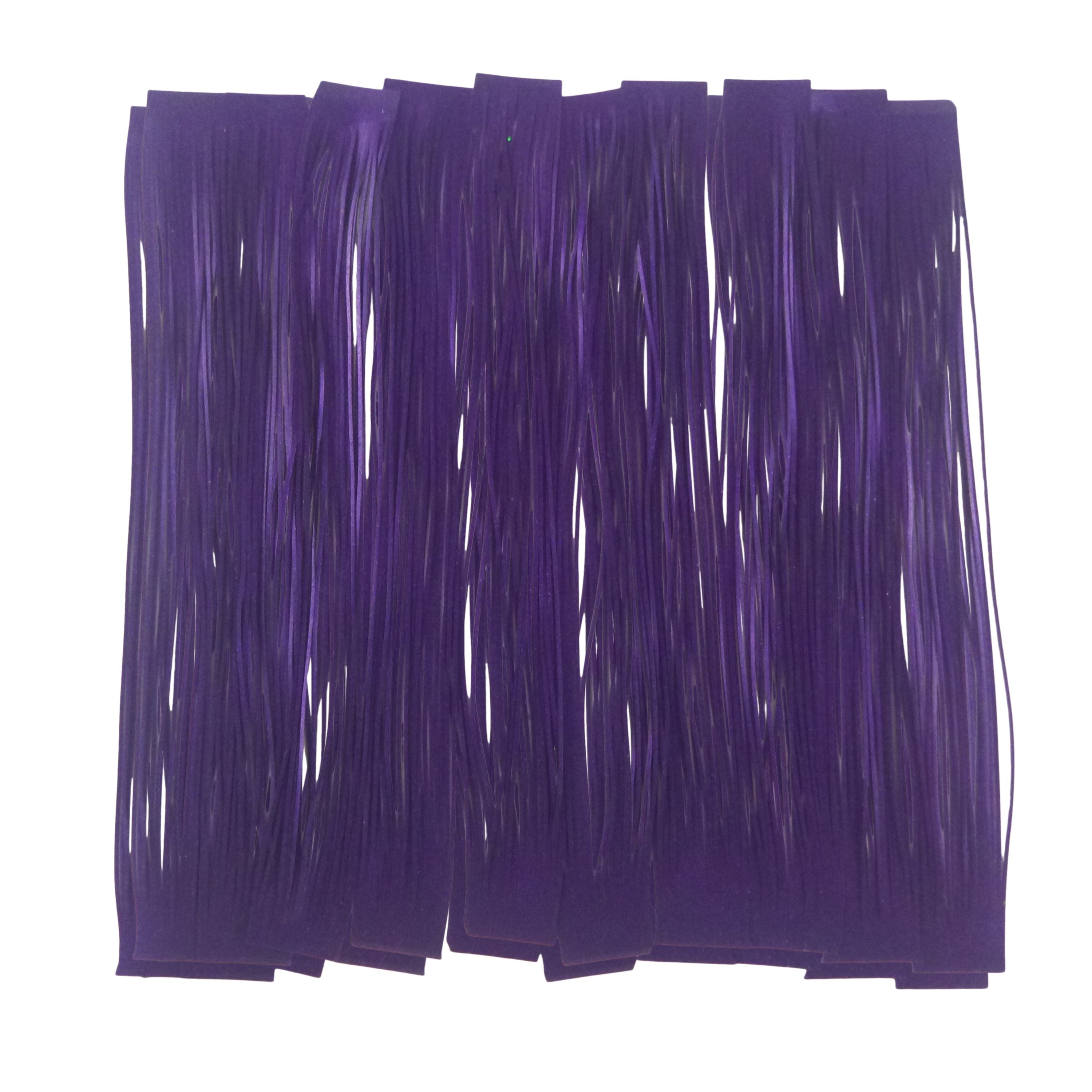 Artizan 22 strand silicon skirt, Metallic Purple, Pack of 20-0
