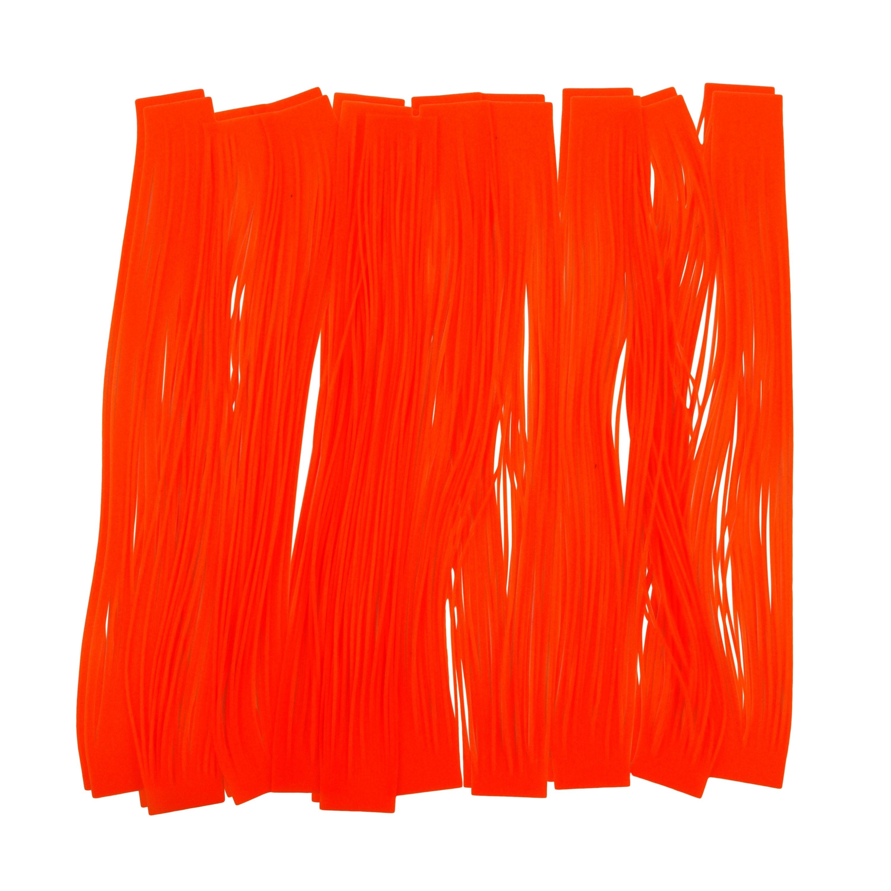 Artizan 22 strand silicon skirt, Orange, Pack of 20-0
