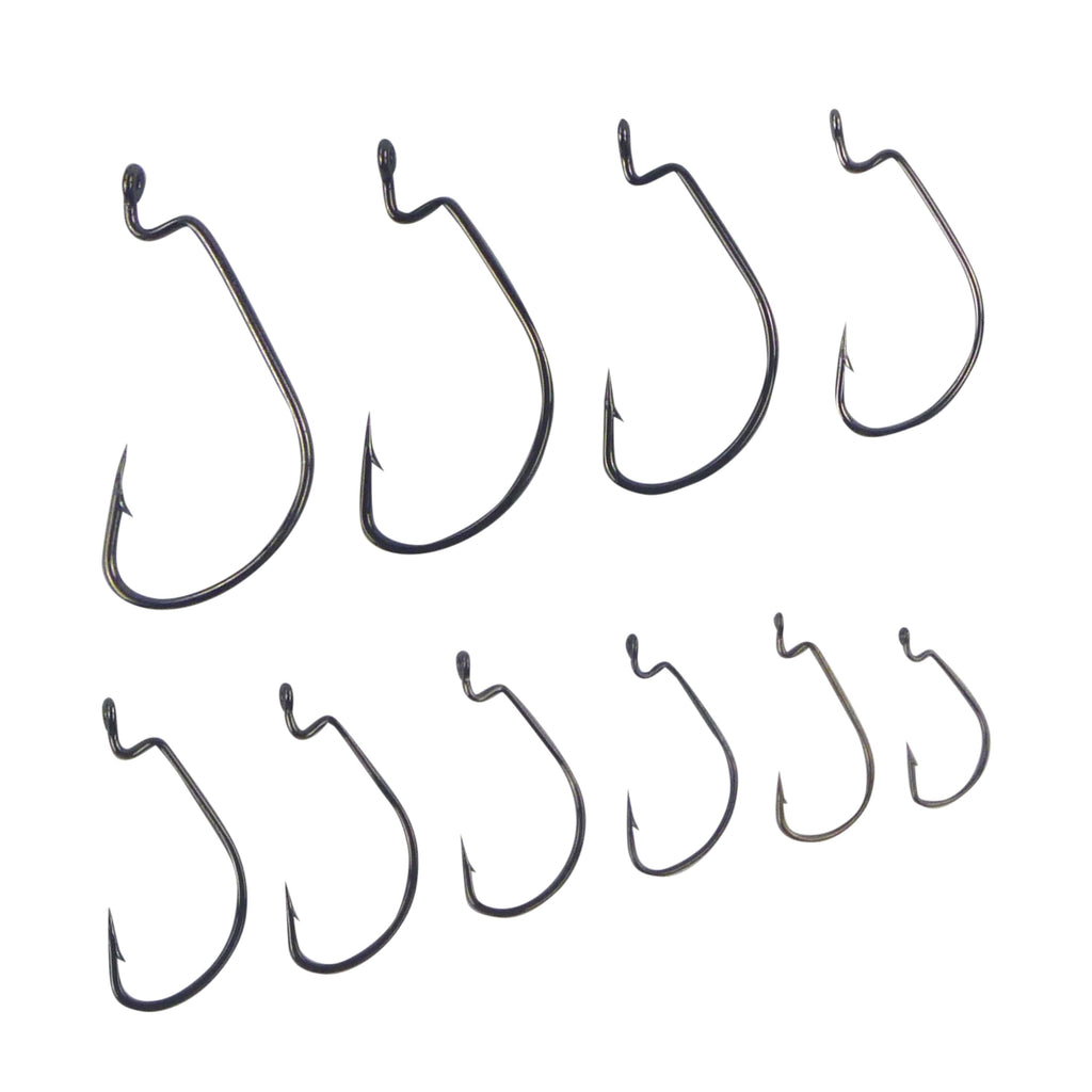 Swimerz 0/4 Wide Gape Worm Hook 15 Pack-0